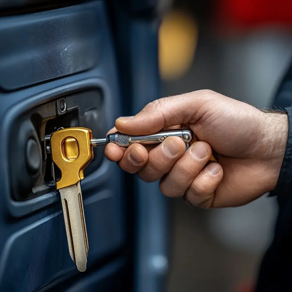 autoöffnung uedem mit professionellen Werkzeugen